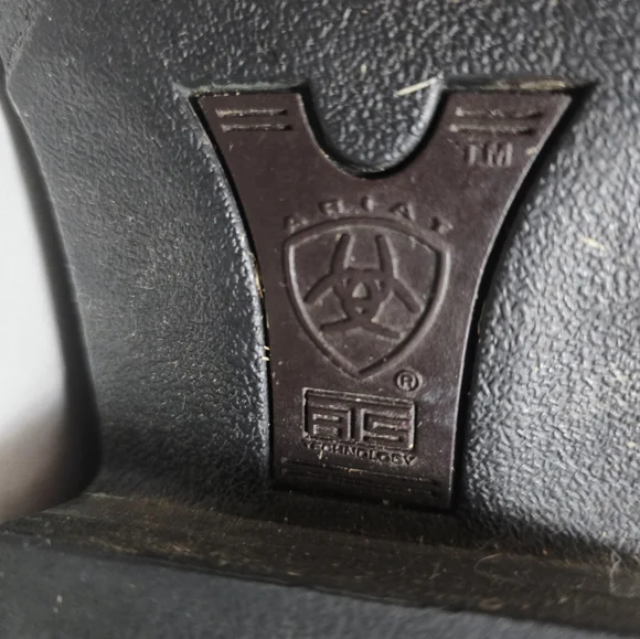 Ariat Men's Black Rambler Leather Square Toe Boots - Picture 8 of 10